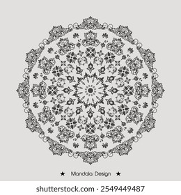 Floral Mandala page design Premium Vector of Illustration
