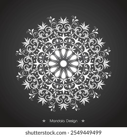 Floral Mandala page design Premium Vector of Illustration
