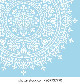 floral mandala pattern