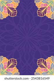 Mandala floral e design de padrão 