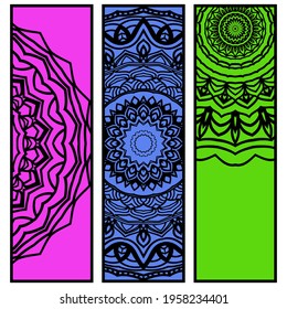 Floral Mandala Pattern. Flyer Oriental Design. Vector illustration