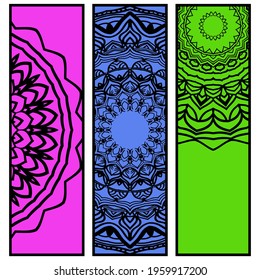Floral Mandala Pattern. Flyer Oriental Design. Vector illustration