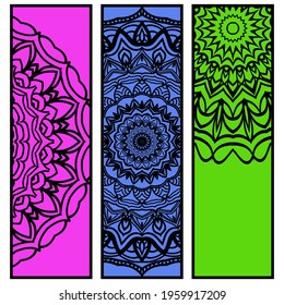Floral Mandala Pattern. Flyer Oriental Design. Vector illustration
