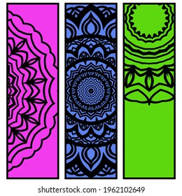 Patrón de Mandala floral. Diseño oriental del volante. Ilustración del vector