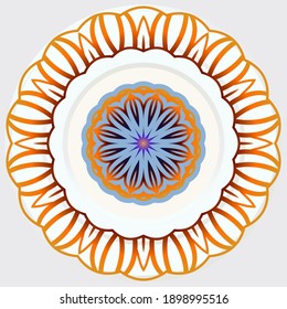 Floral mandala - the Sacred Vector illustration