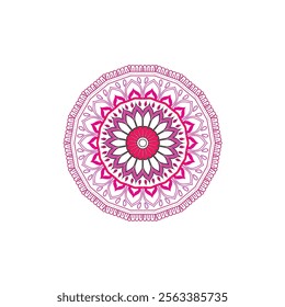 "Floral Mandala Vector Illustration - Elegant and Intricate Design"

