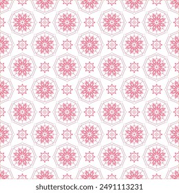 Floral Mandala Vector Seamless Pattern.
Exquisite and Stylish Vector Seamless Pattern.
Abstract seamless vector pattern for fabric. Abstract seamless ornamental  vector pattern for fabric