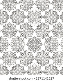 Floral Mandela Design Vector Art