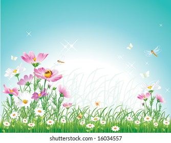Floral meadow