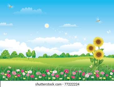 floral meadow