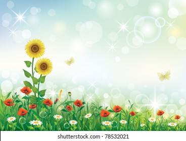 floral meadow