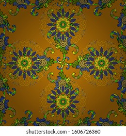 Floral meadow background for textile, wallpaper, covers, surface, print, gift wrap, scrapbooking, decoupage. Liberty style millefleurs. Rustic chic. Seamless folk pattern in small wild flowers.