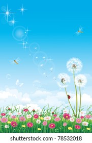 Floral meadow collection