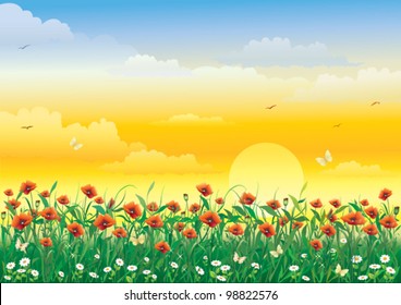 Floral meadow collection