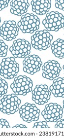 floral meadow doodle Scandinavian contemporary seamless pattern design fabric printing monochrome stylish modern textured