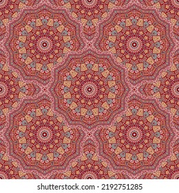 Patrón sin fisuras del vector del medallón floral. Impresión de tela de motivos étnicos. Ornamento tradicional persa sin fisuras. Diseño gráfico de raquetas de medallón. Patrón de alfombras ornamento étnico.