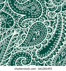 Floral mehendi pattern ornament vector illustration hand drawn henna mhendi pattern india tribal paisley background