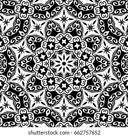 Floral mehendi pattern. vector illustration. hand drawn henna india tribal paisley background
