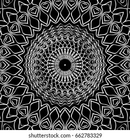 Floral mehendi pattern. vector illustration. hand drawn henna india tribal paisley background
