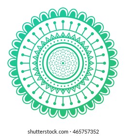 Floral mehendy lower pattern ornament