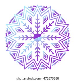 Floral mehendy lower pattern ornament
