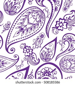Floral mehendy pattern ornament