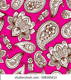 Floral mehendy pattern ornament