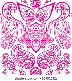 Floral mehendy pattern ornament
