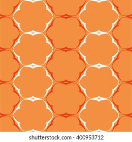 Floral mesh, seamless vector background.