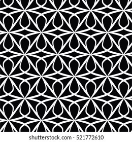 Floral mesh, seamless vector background.