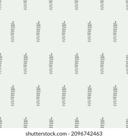 floral minimalist gray seamless pattern background for wrapping paper spring wallpaper print, textile eps vector