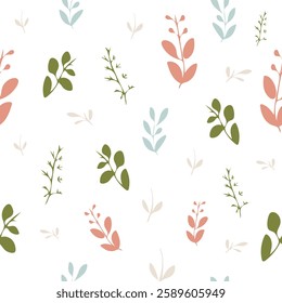 Floral Minimalist Seamless Pattern Design