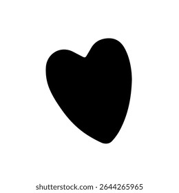 Floral and Modern Love Silhouette  Vector Illustration
