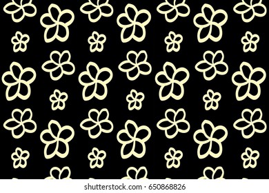 Floral modern vector clean simple editable pattern