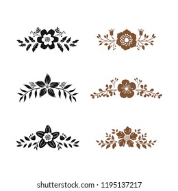 floral monogram paper cut out files