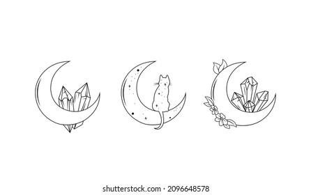 1,558 Crescent moon cat Images, Stock Photos & Vectors | Shutterstock