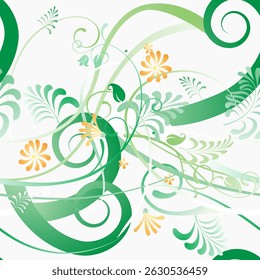 Floral motif abstract background. Abstract Surfaces. Seamless background for fabrics, textiles, packaging and wallpapers. Vector background.