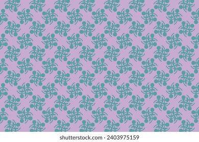Abstraktes Blumenmotiv, Vektorgrafik.