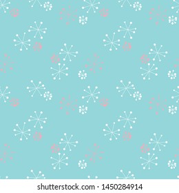 Floral motif background. Seamless pattern.Vector.