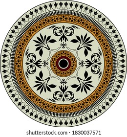 Floral Motif Circle of life