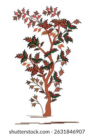 Floral Motif, illustration vector art