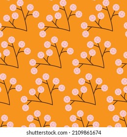 Floral motif pattern design ,background 