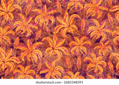 Patrones de motivos florales para fondos, telas, motivos, ampollas, envoltorios, etc.