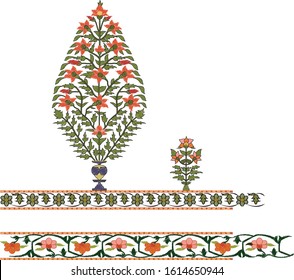 Floral Motif with repeat border