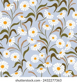 Nahtloses Blumenmotiv-Muster geeignet für Stoffe, Motive, Hintergründe, Verpackung, etc