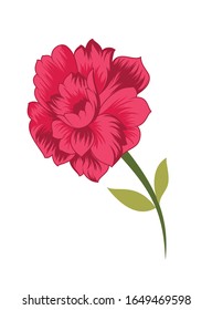 Floral motif white background repeat pattern