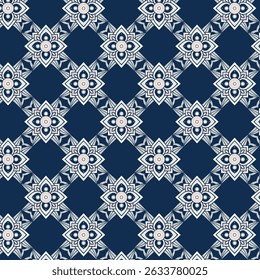Floral Motifs Complete With Layered Petals Pattern