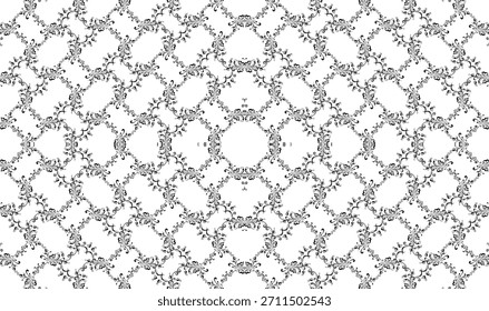 Floral Motifs Pattern, can use for Decoration, Ornate, Wallpaper, Tile, Carpet, Fashion, Fabric, Wrapping Print or Graphic Design Element. Vector Illustration