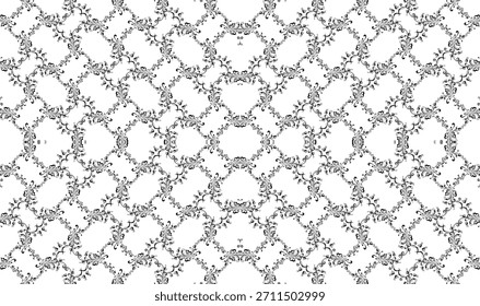 Floral Motifs Pattern, can use for Decoration, Ornate, Wallpaper, Tile, Carpet, Fashion, Fabric, Wrapping Print or Graphic Design Element. Vector Illustration