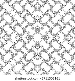 Floral Motifs Pattern, can use for Decoration, Ornate, Wallpaper, Tile, Carpet, Fashion, Fabric, Wrapping Print or Graphic Design Element. Vector Illustration